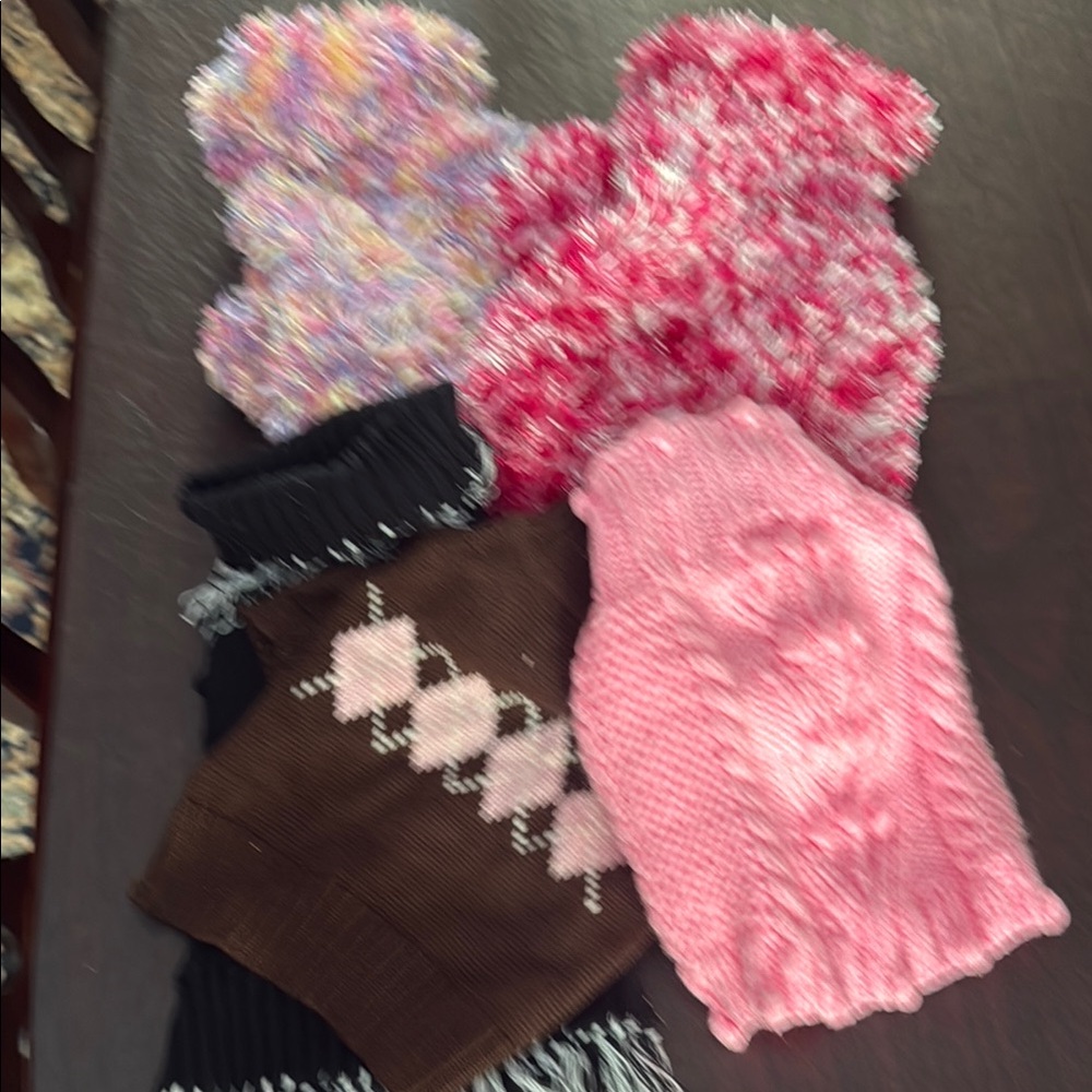 Colorful Knit Pet Sweaters